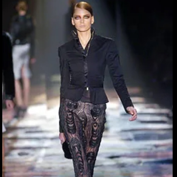 Gucci Jackets & Blazers - ⚡️SOLD⚡️Tom Ford for Gucci Runway Velvet Trim Blazer